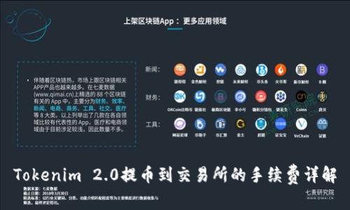 Tokenim 2.0提币到交易所的手续费详解