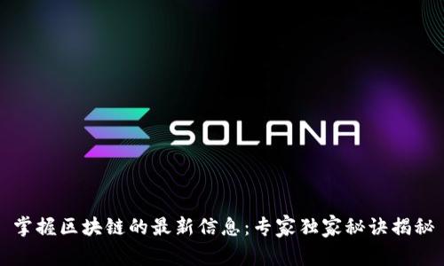 掌握区块链的最新信息：专家独家秘诀揭秘